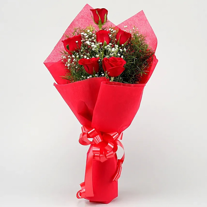 10 Red Roses Bouquet